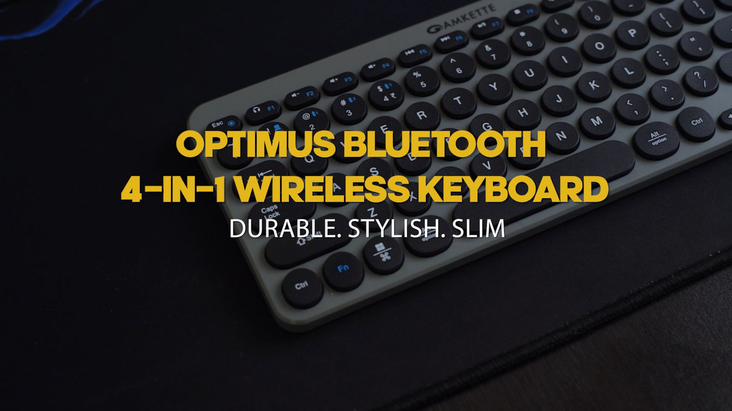 Connect and Create Freely with the Optimus Bluetooth 4 in 1 Wireless Keyboard