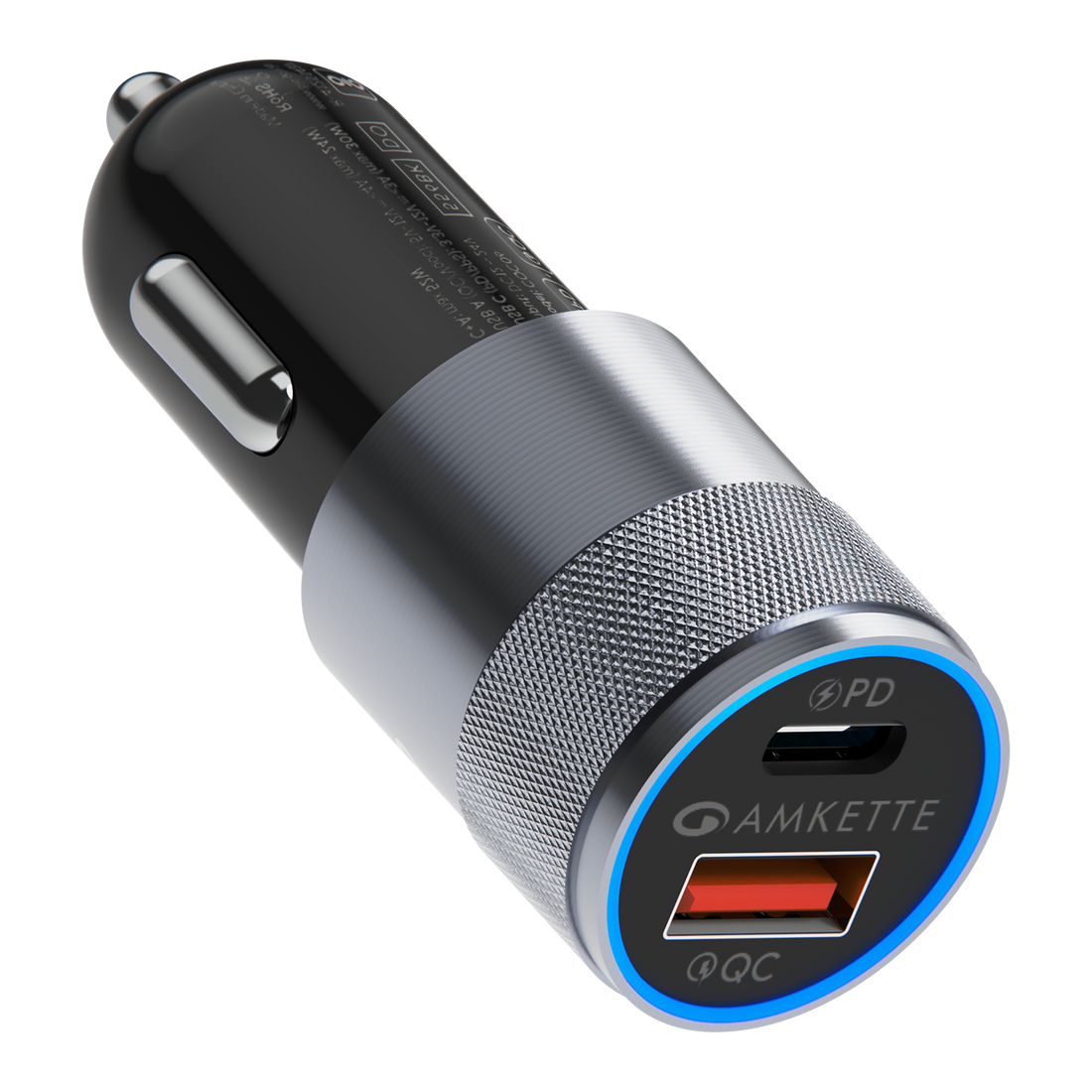 Power Pro 52W USB C + USB A Car Charger