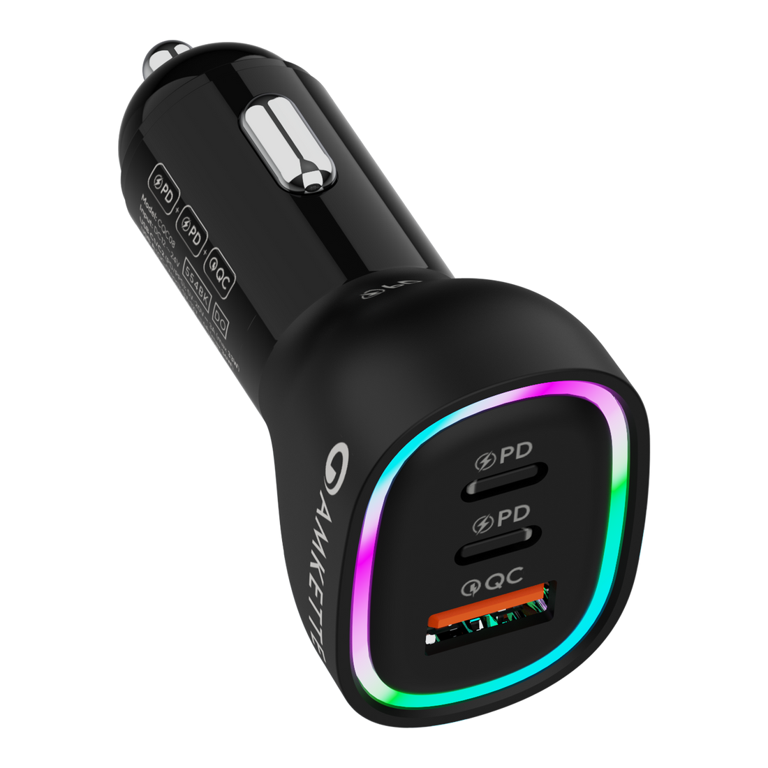 Power Pro 60W PD + PD + QC Car Charger