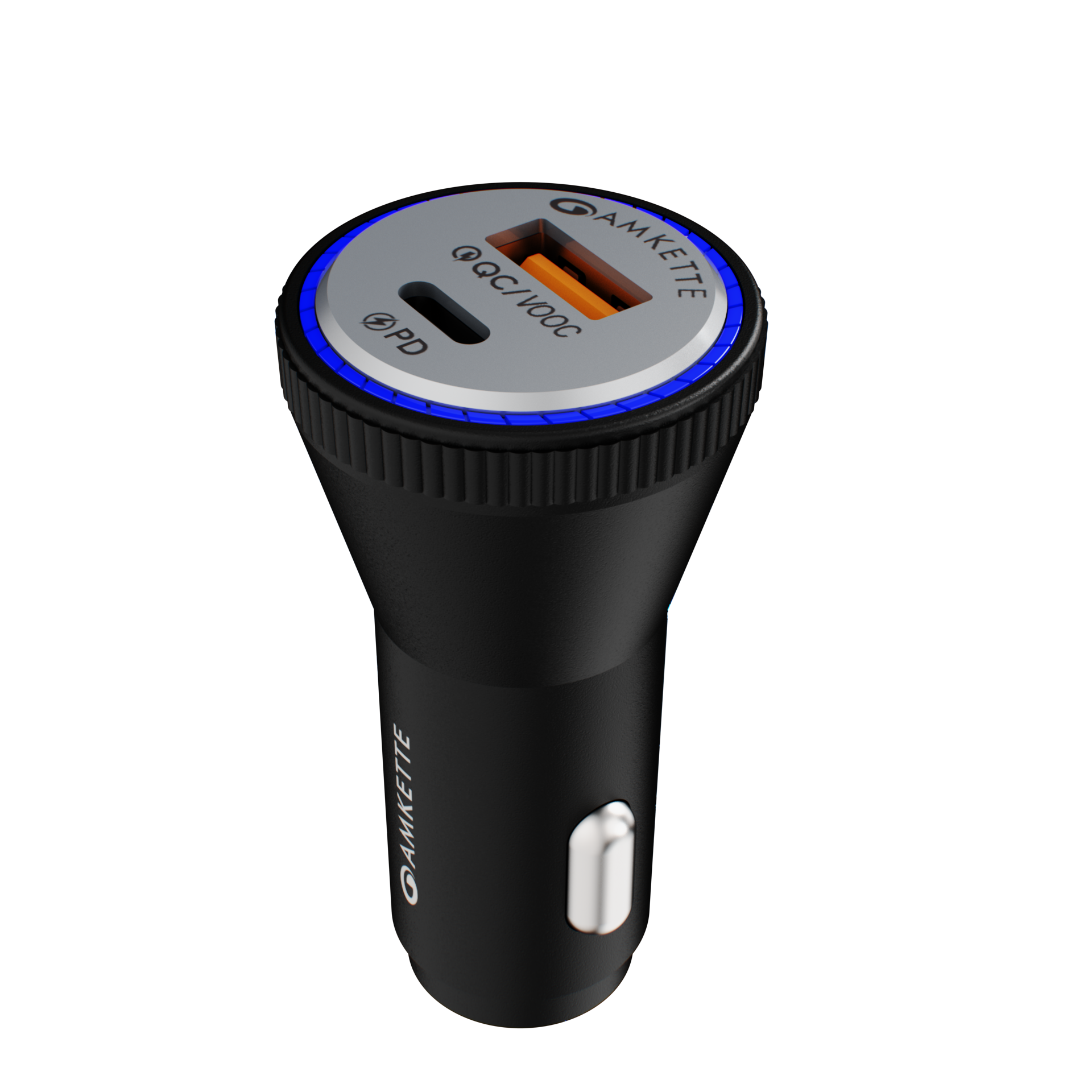 81W Dual Port Fast Charger with PD & QC Support