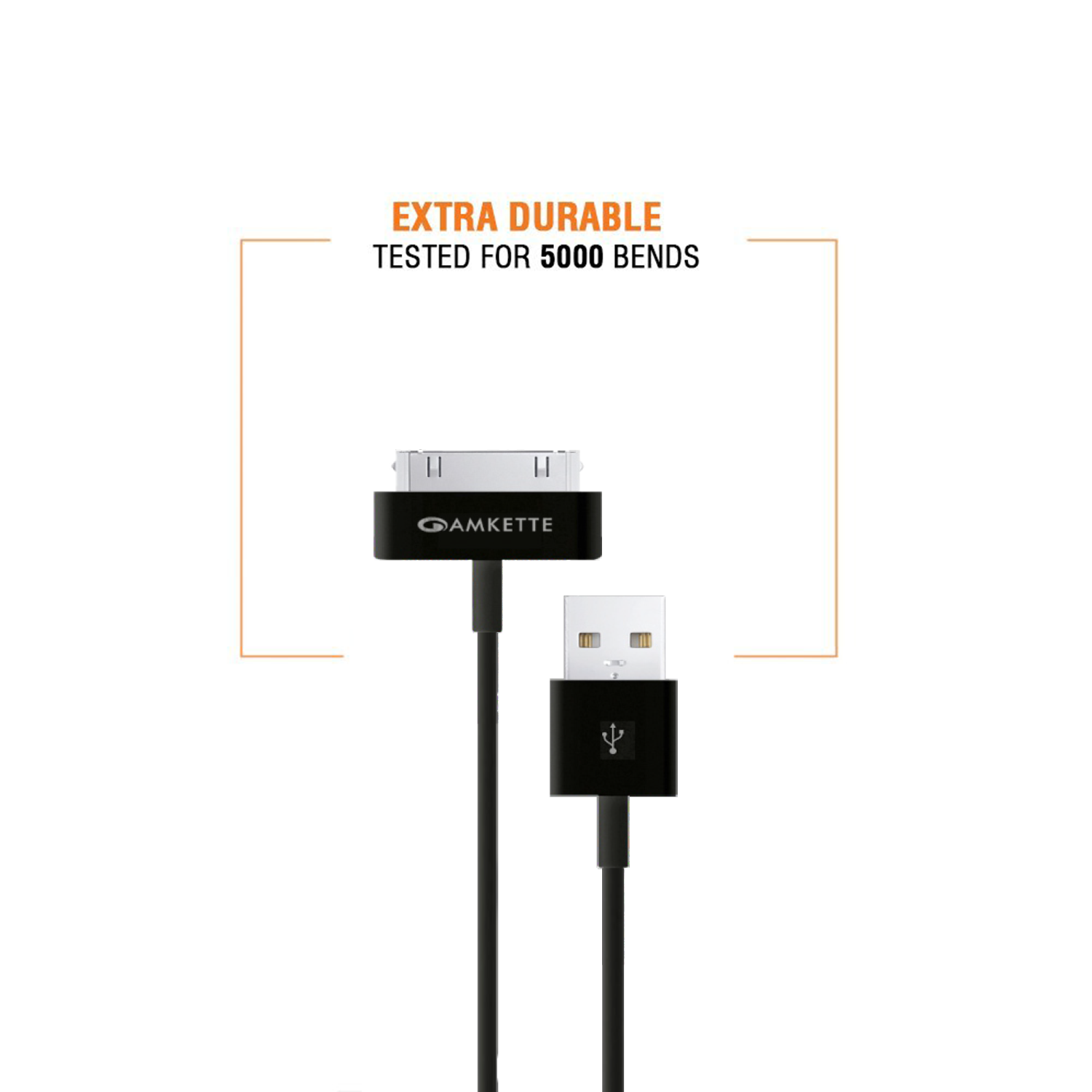 30 Pin iPhone/iPad Flat USB Cable (1.5m)