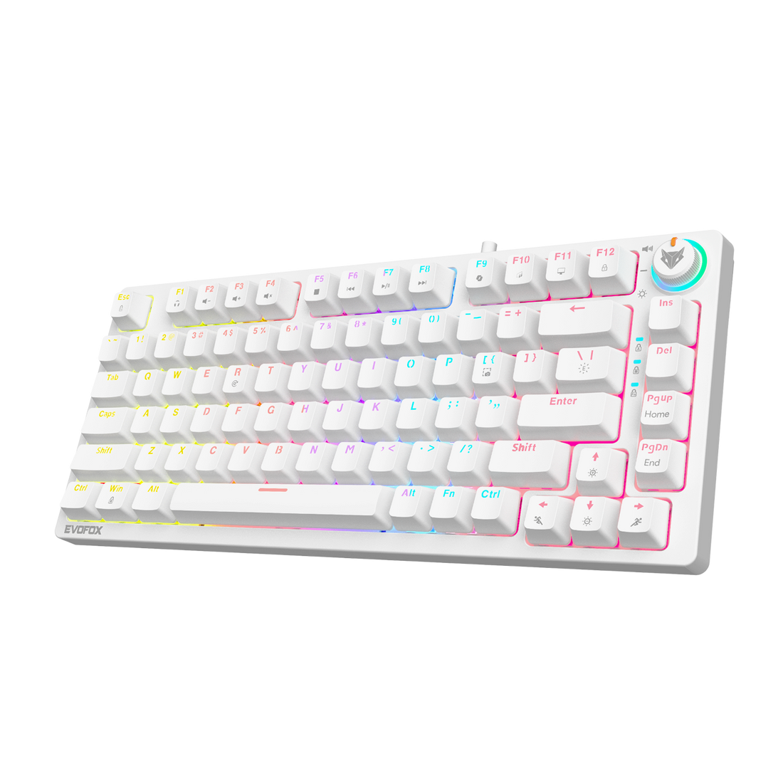 EvoFox Katana X2 TKL Wired Mechanical Gaming Keyboard (White)