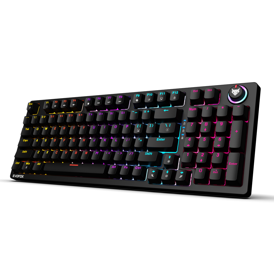 EvoFox Katana X2 FS Wired Mechanical Gaming Keyboard with Red Switch (Black)