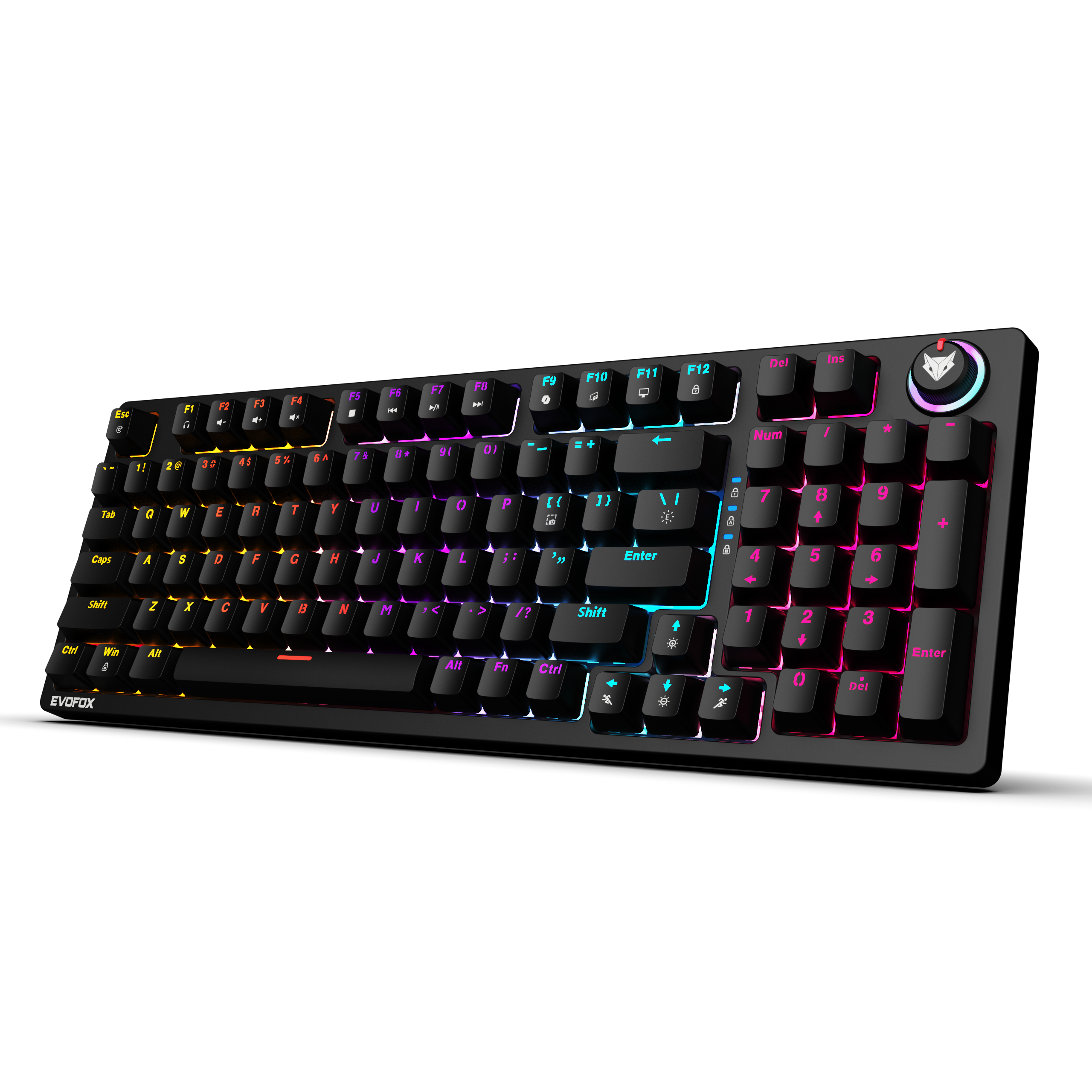 EvoFox Katana X2 FS Wired Mechanical Gaming Keyboard with Red Switch (Black)