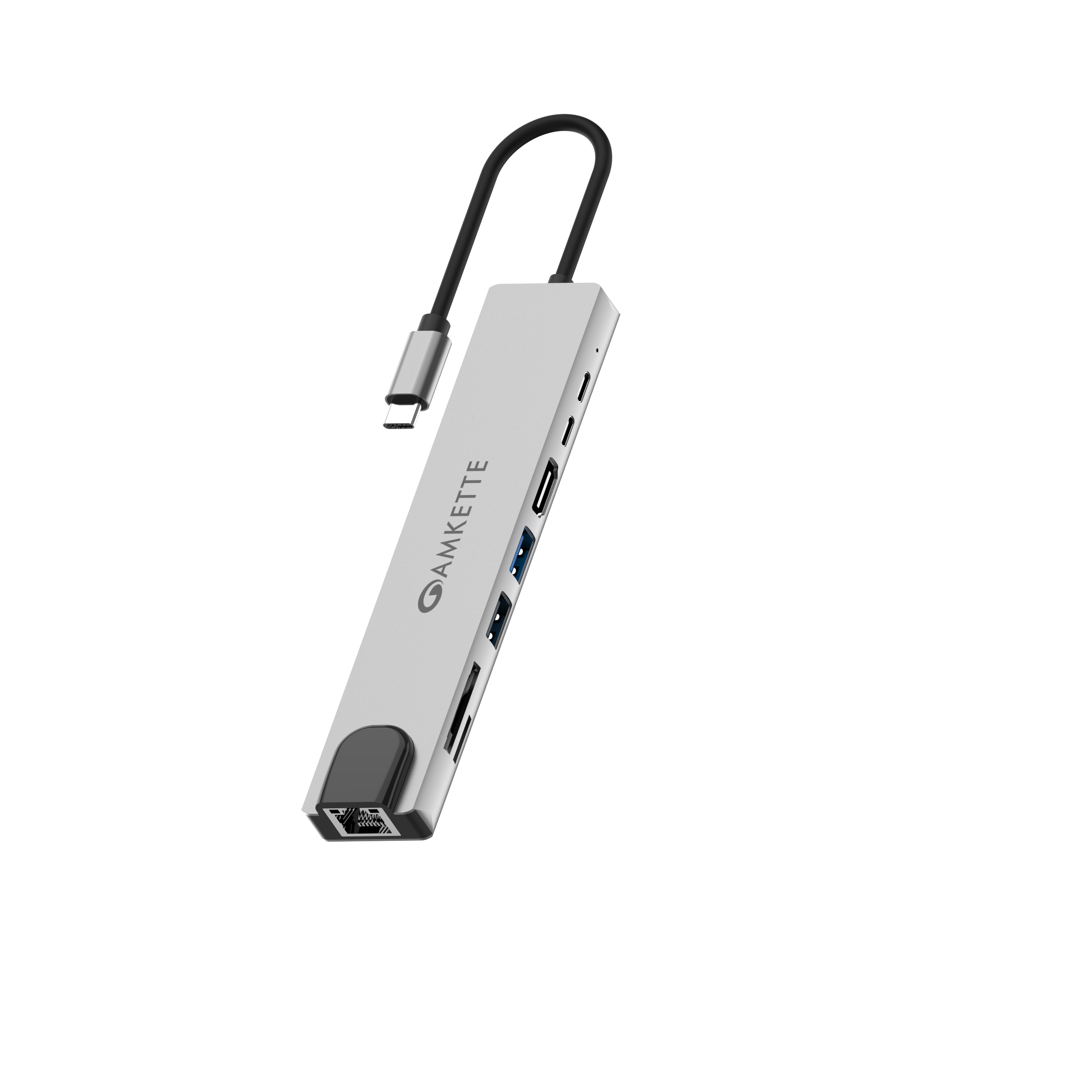 Type C 8-in-1 Multiport Dock with Ethernet (100M)
