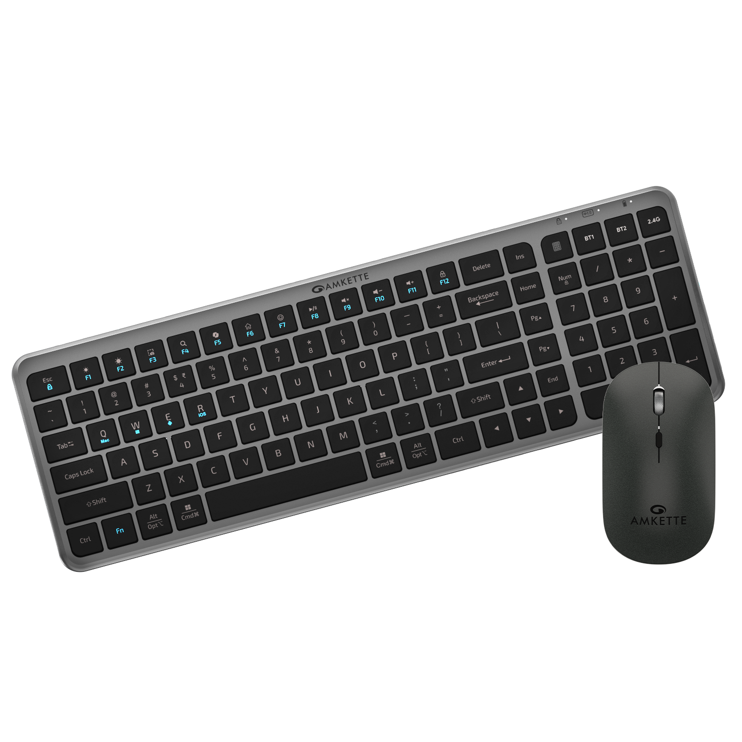 Wi-Key Max Multi Device Wireless Keyboard and Mouse