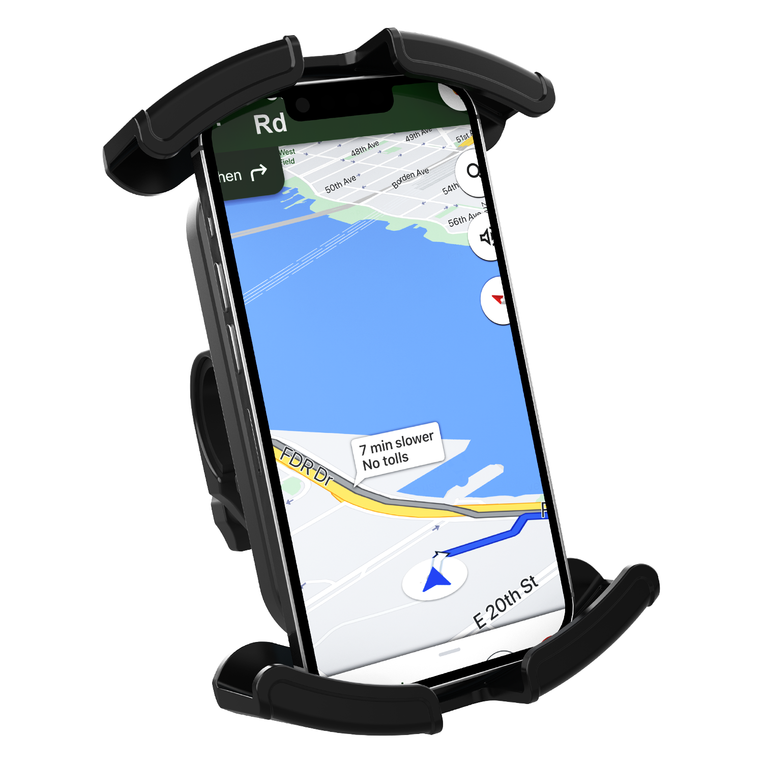 iGrip Secure X2 Bike Phone Holder with Handlebar Mount