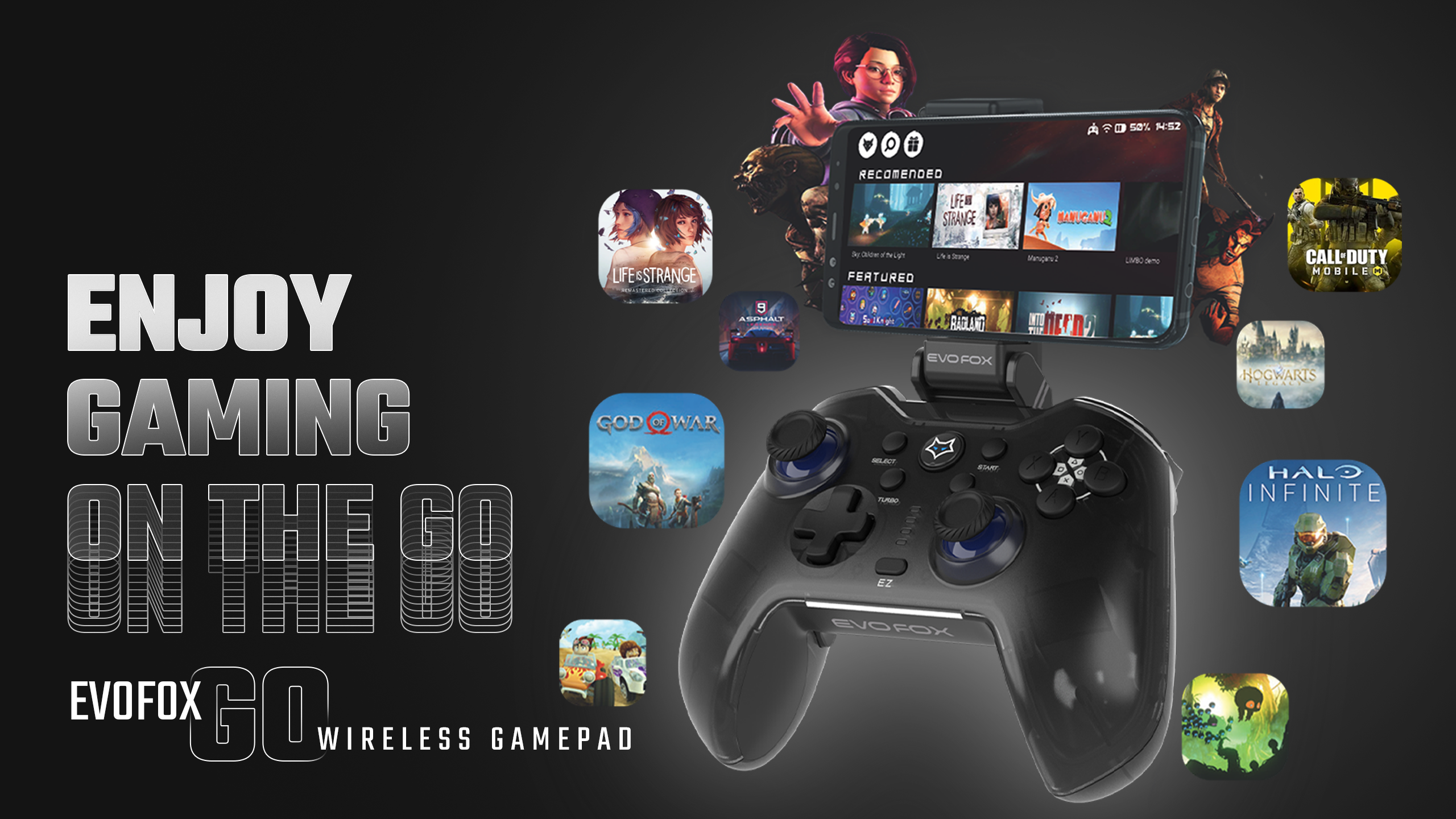 The Ultimate Wireless Gaming Experience in Your Hands: The EvoFox Go Wireless Gaming Controller