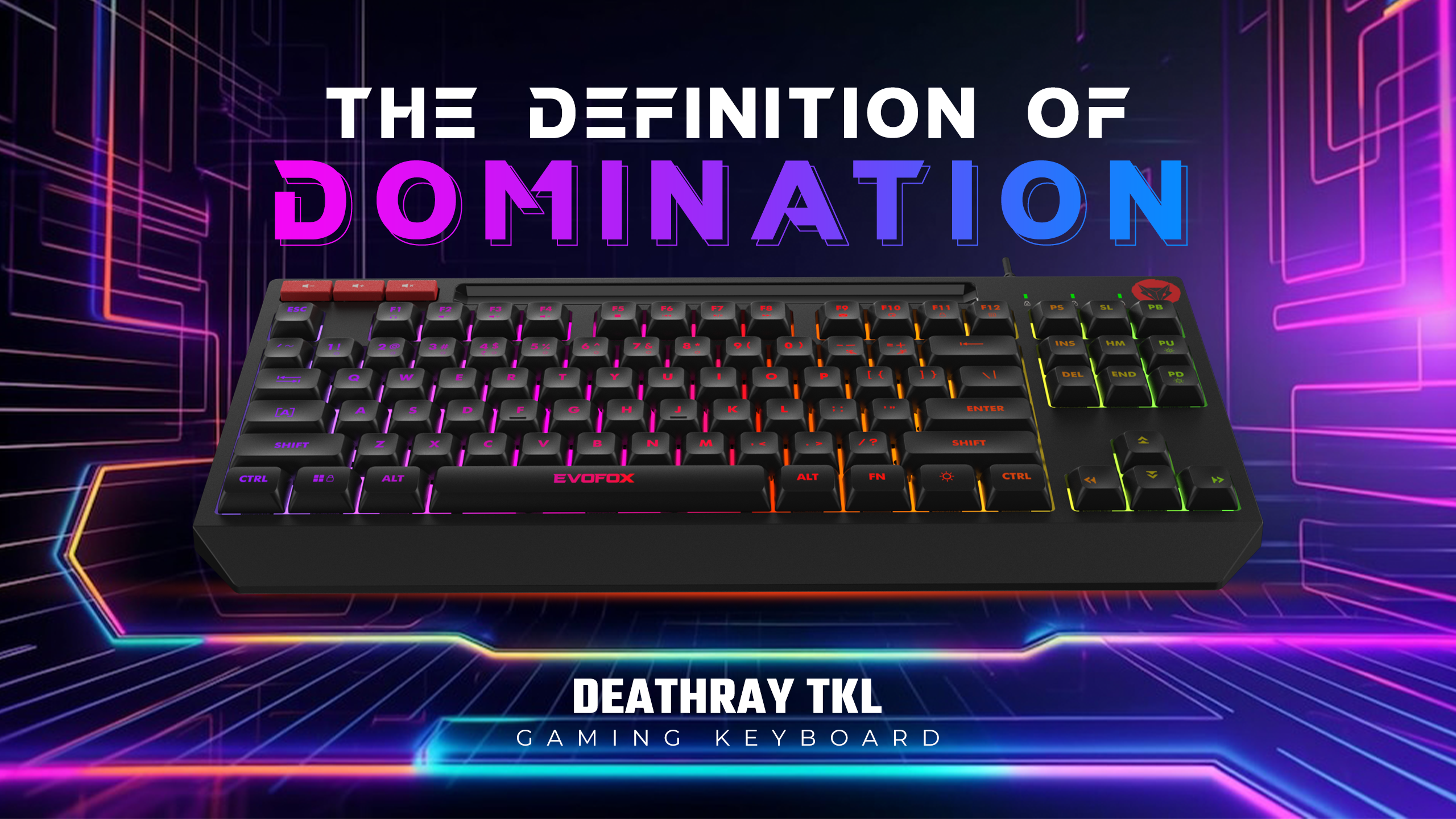 Immerse Yourself In-Game With the EvoFox Deathray TKL Gaming Keyboard