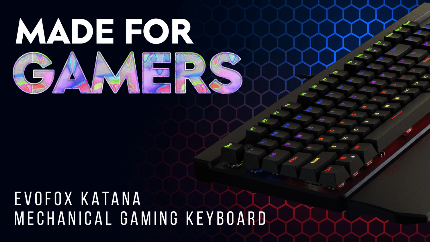 Made for Gamers: EvoFox Katana Mechanical Gaming Keyboard