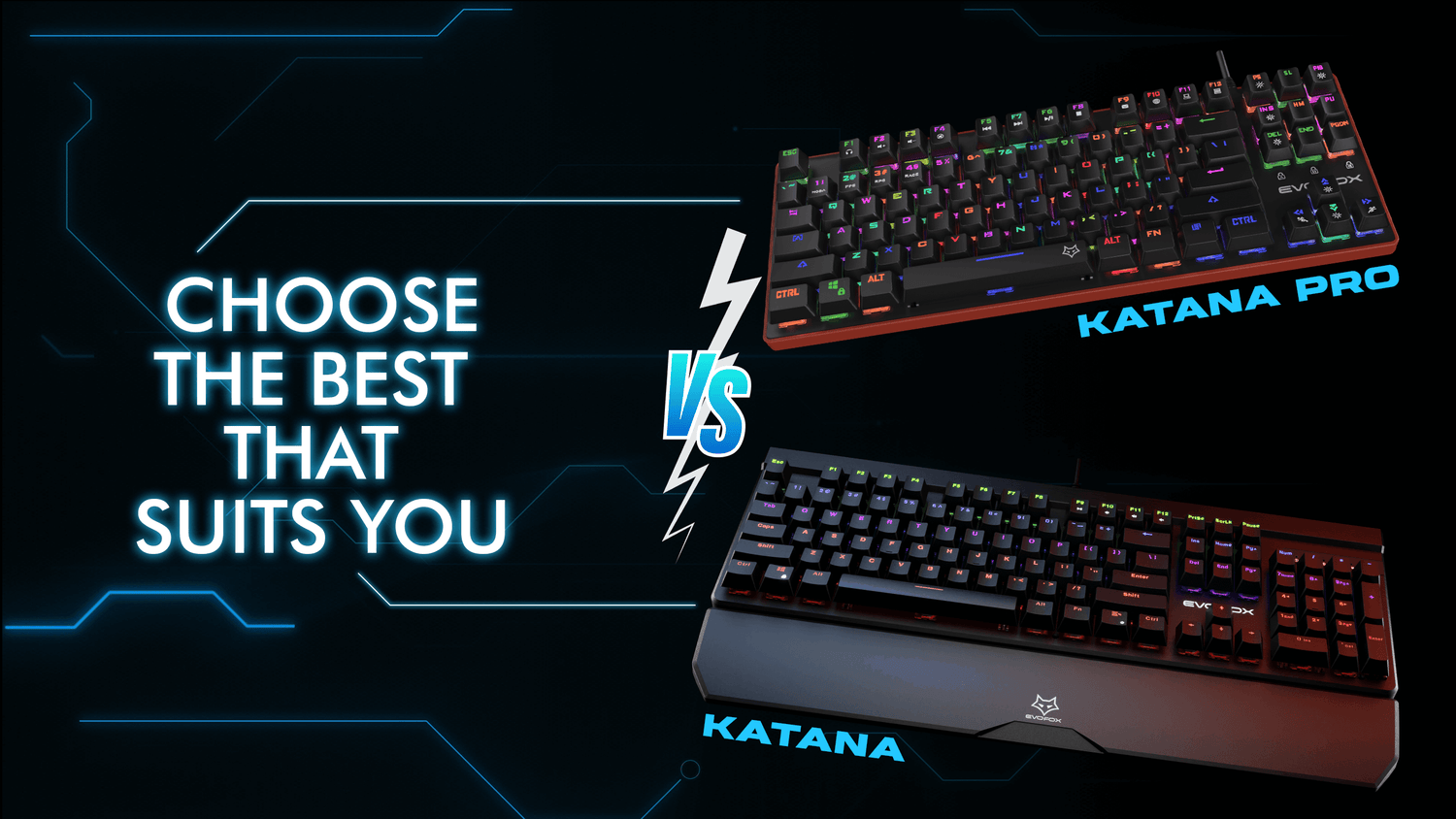 Ultimate Guide To Choose Between The EvoFox Katana And Katana Pro TKL Mechanical Gaming Keyboard
