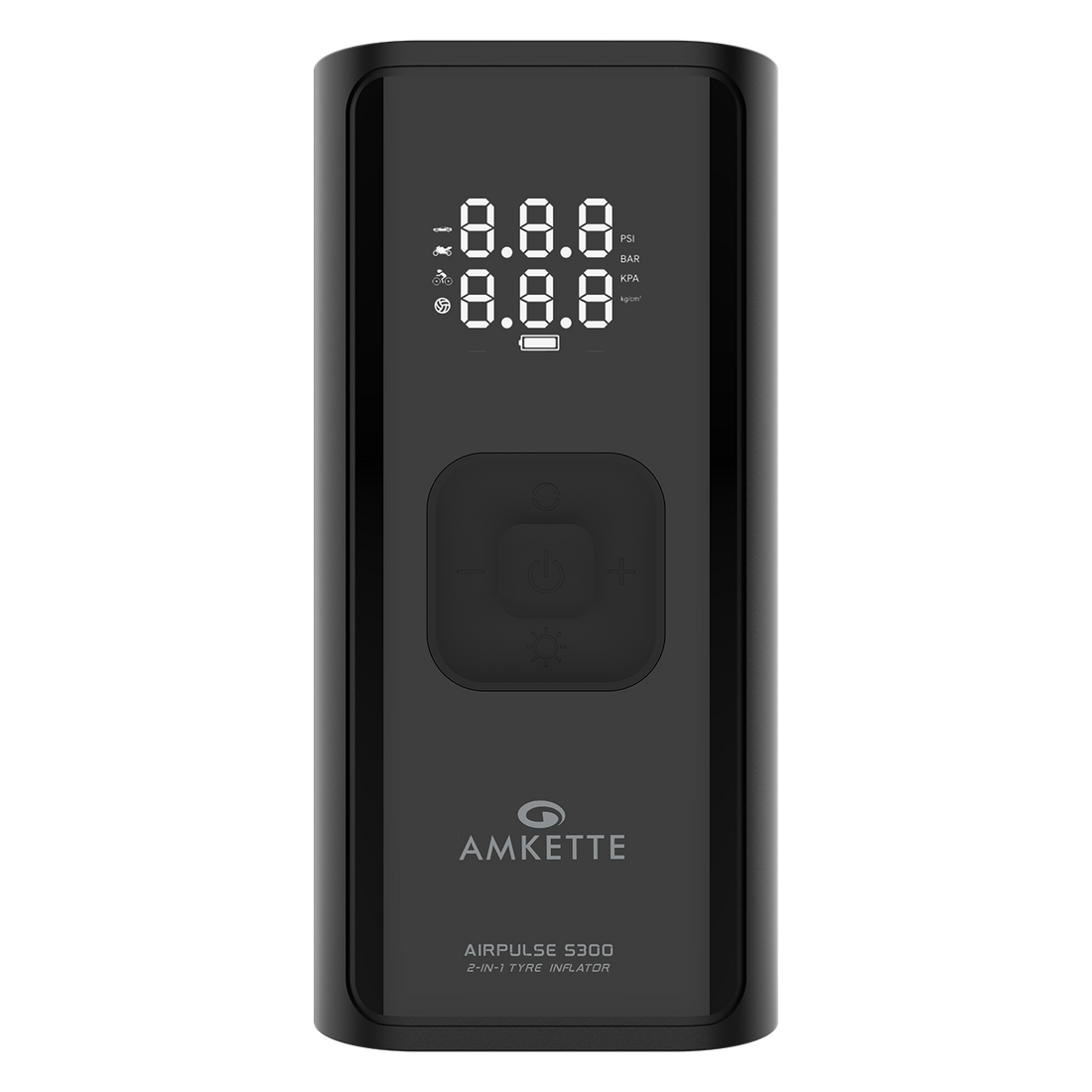 Amkette AirPulse S300 2-in-1 Tyre Inflator