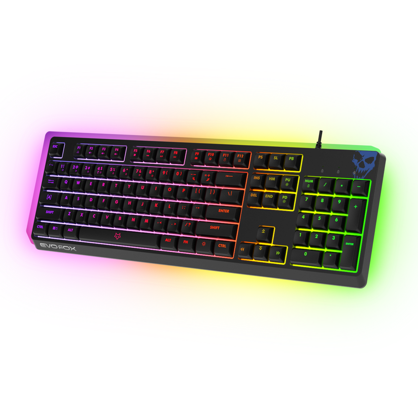 EvoFox Deathray RGB Gaming Keyboard Amkette