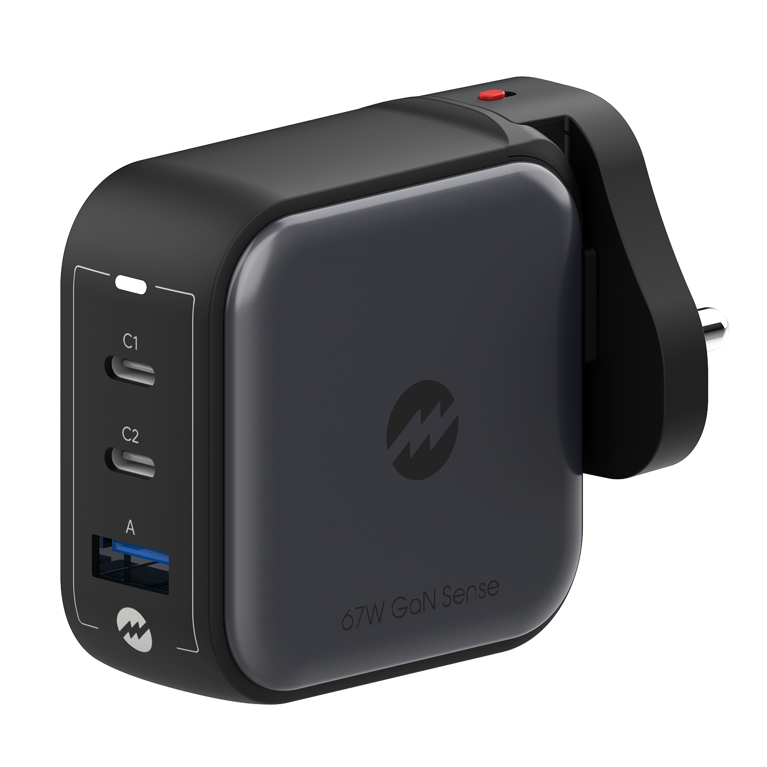 Moozen Mozen Boost Pro 67W 2C1A GaN Sense USB Charger – Amkette