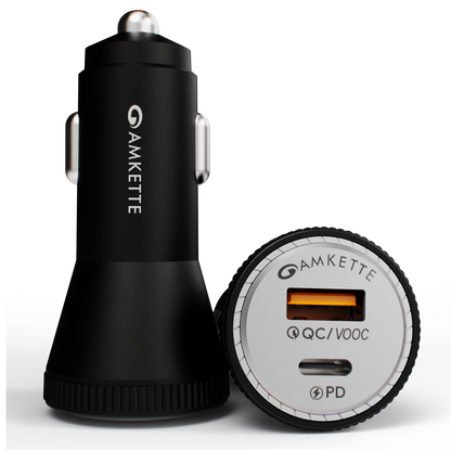 81W Dual Port Fast Charger with PD &amp; QC Support