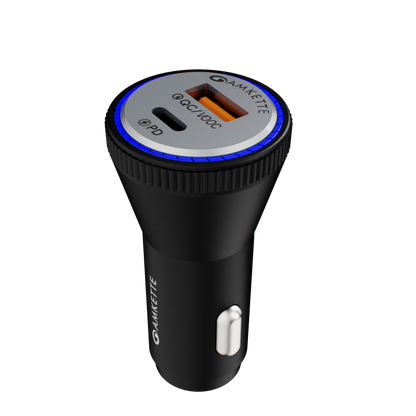 81W Dual Port Fast Charger with PD &amp; QC Support