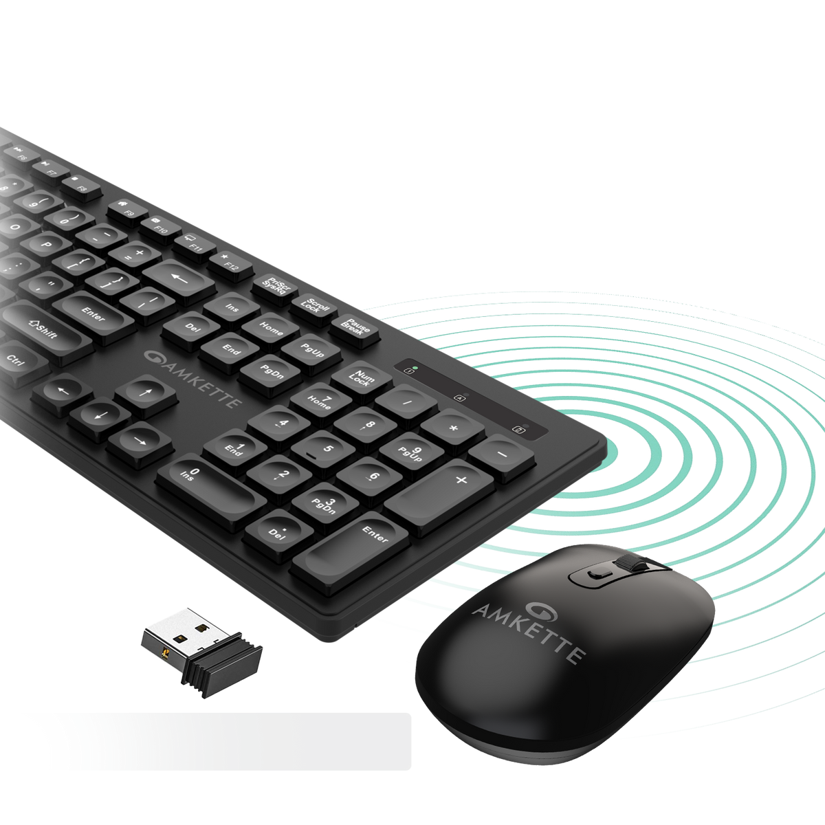 Primus Neo Wireless Keyboard and Mouse Combo Amkette