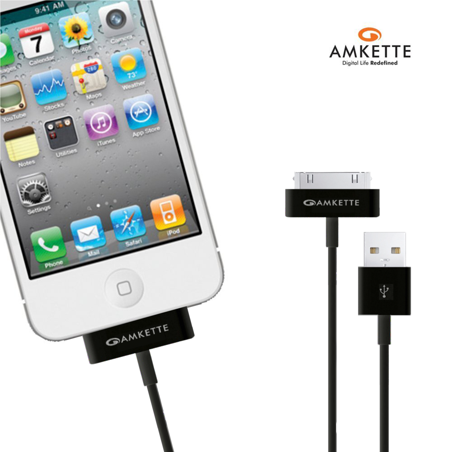 Iphone 30 Pin Female To Usb Adapter FONKEN USB C To 30Pin Adapter