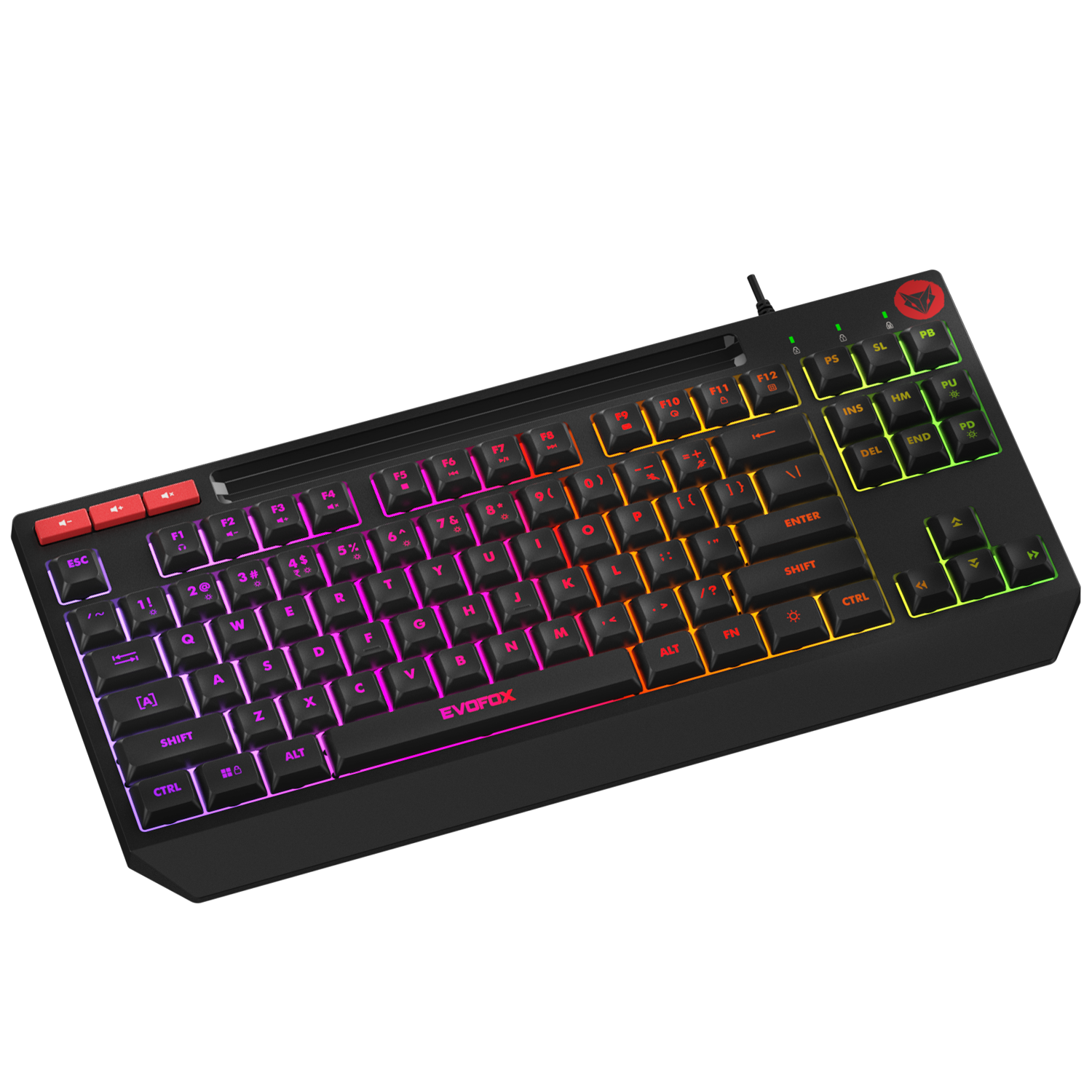 EvoFox Deathray TKL RGB Gaming Keyboard