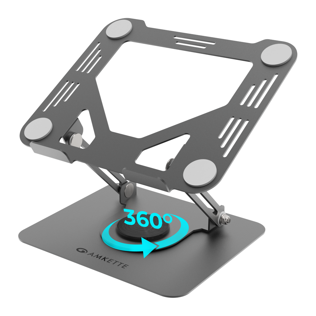 Ergo Hi-Rise 360° Rotatable Metal Laptop Stand