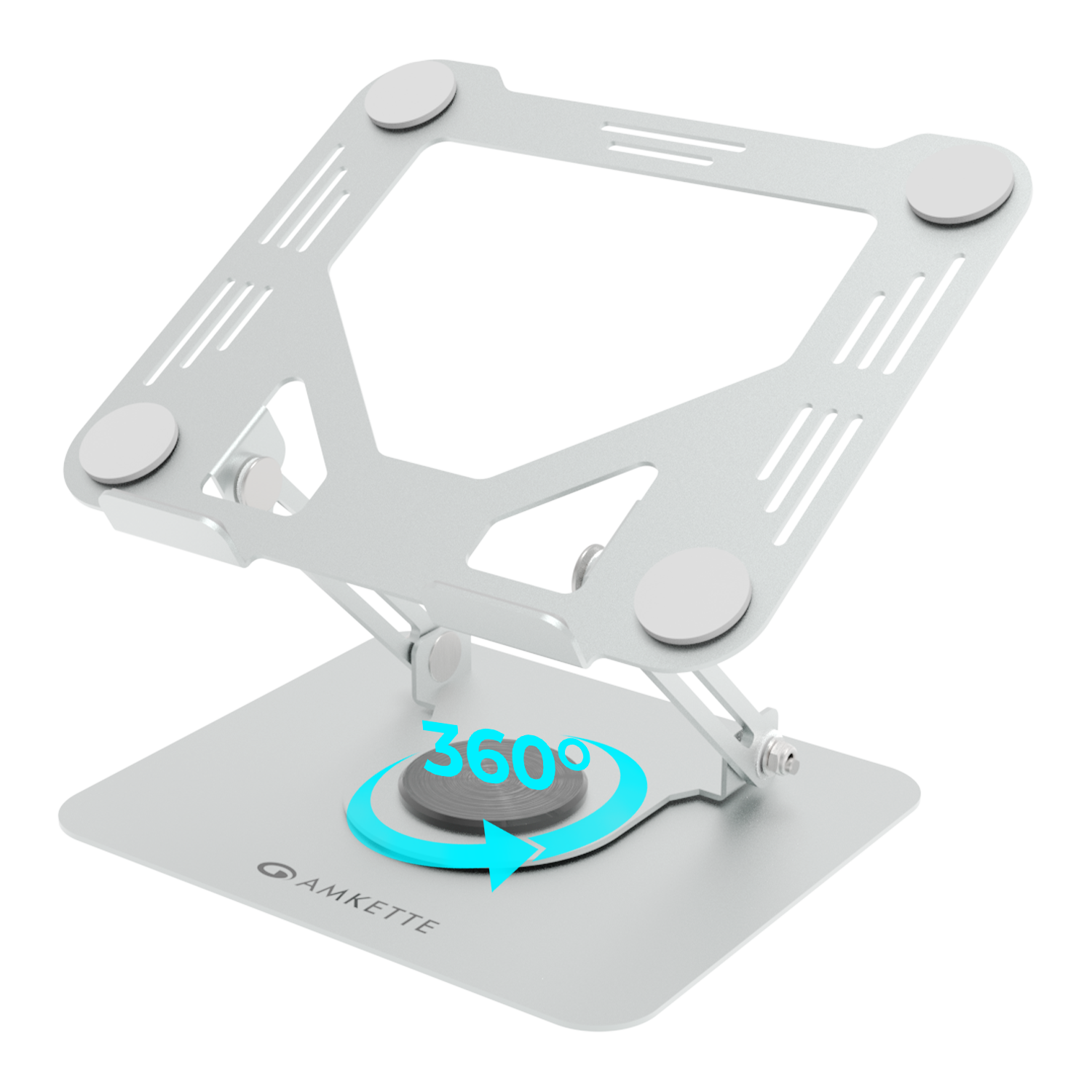 Ergo Hi-Rise 360° Rotatable Metal Laptop Stand