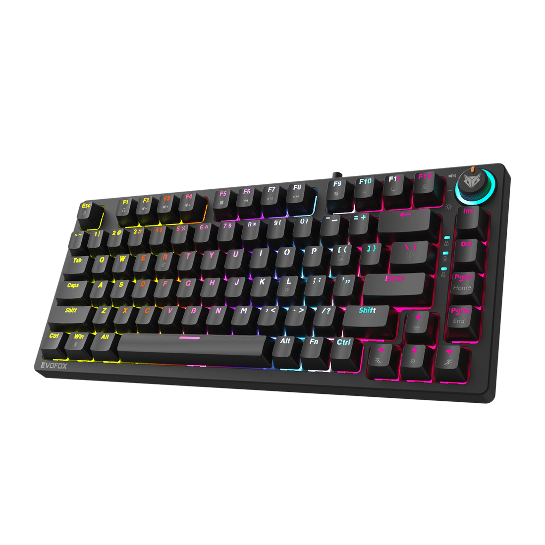 EvoFox Katana X2 TKL Wired Mechanical Gaming Keyboard (Black)