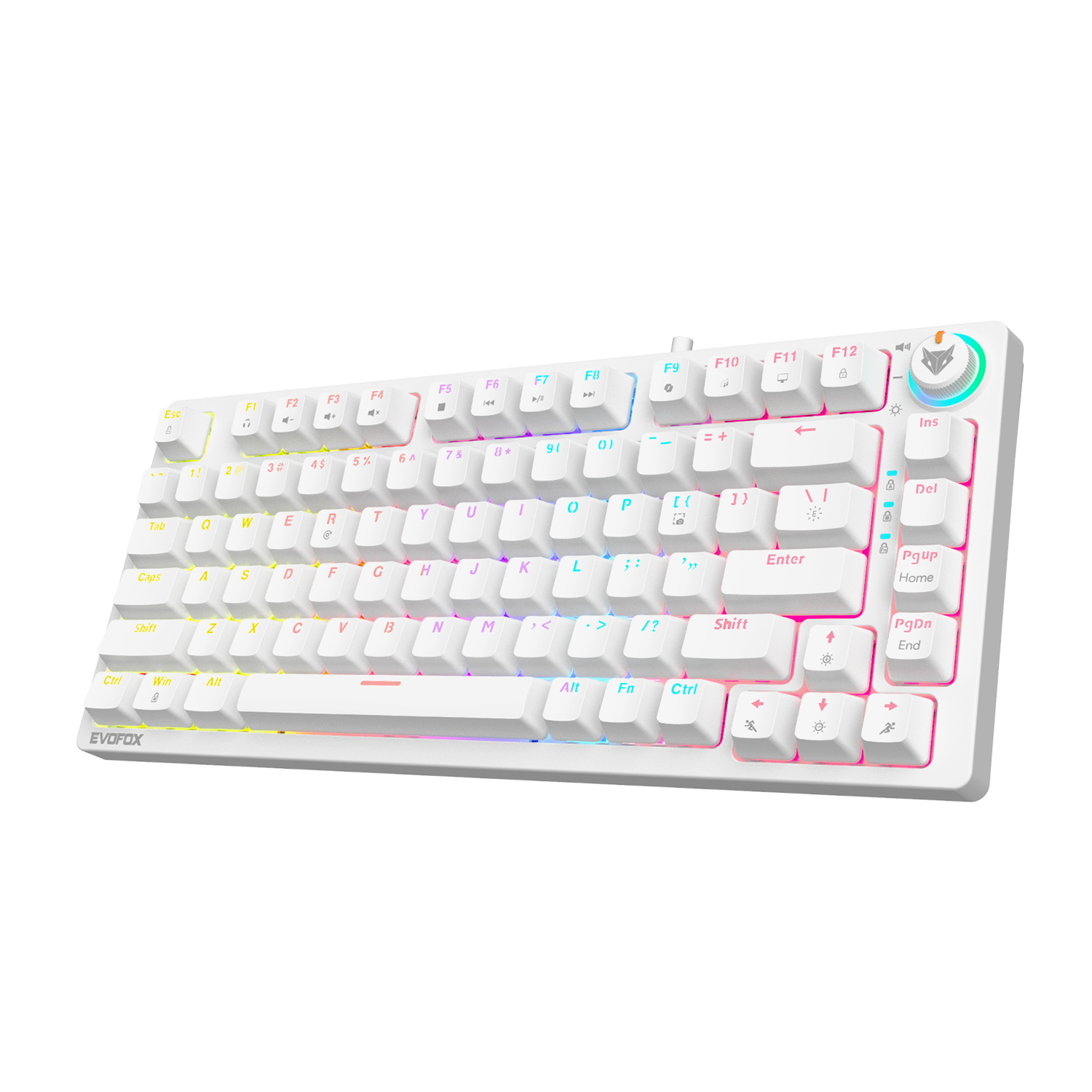 EvoFox Katana X2 TKL Wired Mechanical Gaming Keyboard	(White)