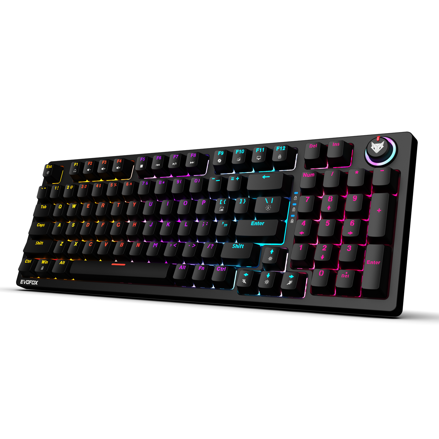 EvoFox Katana X2 FS Wired Mechanical Gaming Keyboard with Red Switch (Black)