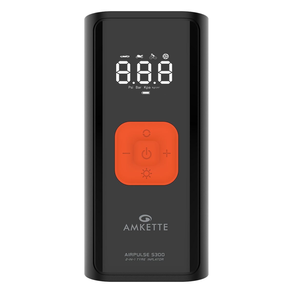 Amkette AirPulse S300 2-in-1 Tyre Inflator
