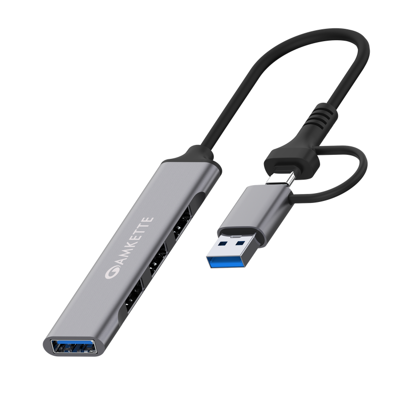 USB Docks & Connectors Your All-in-One Solution for Seamless Connectivity. 4 Port USB A+C Hybrid Hub ₹379.00 57% Off ₹89