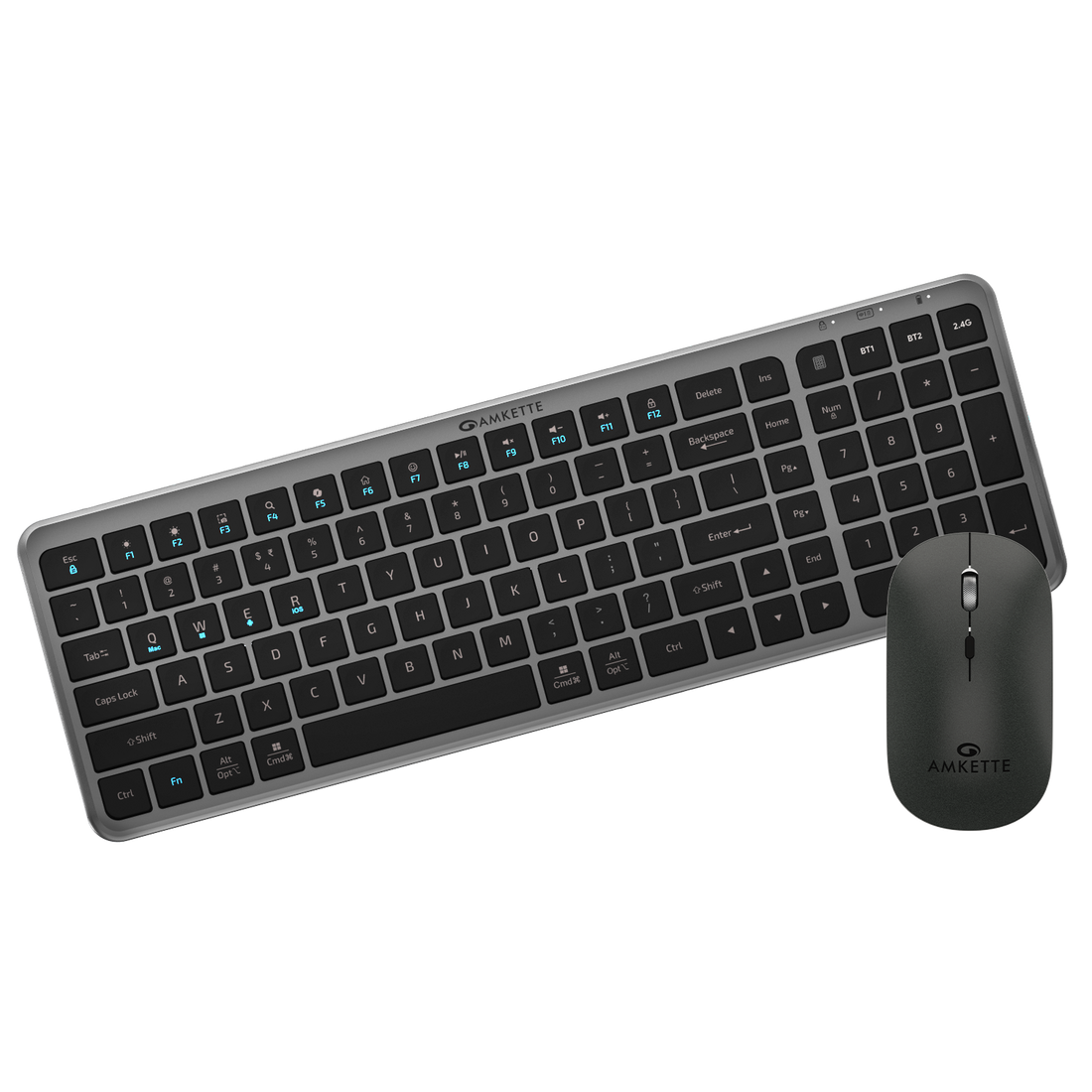 Wi-Key Max Multi Device Wireless Keyboard and Mouse