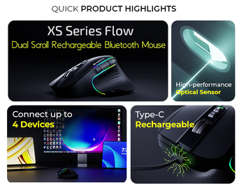 XS Series Flow Wireless Mouse – Amkette