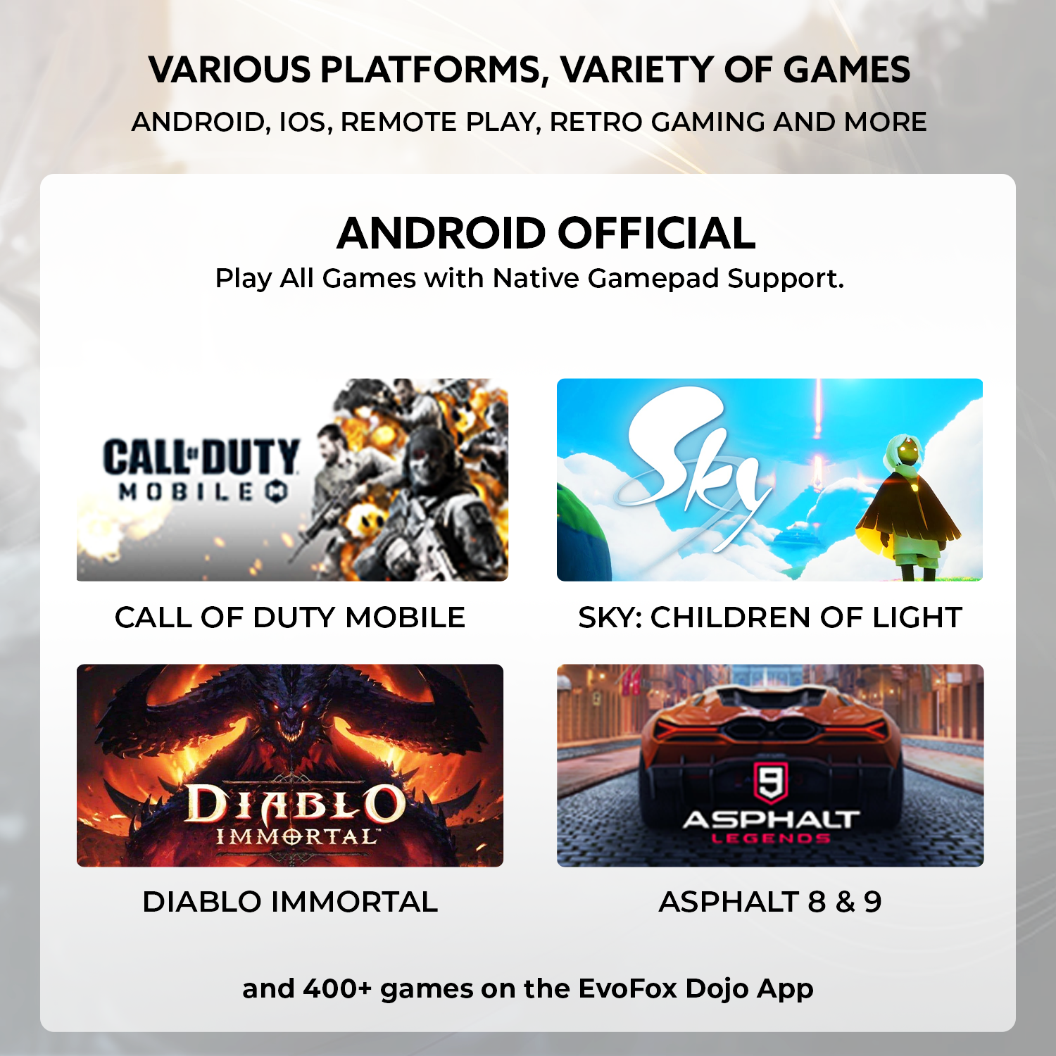 EvoFox Deck Smartphone Gamepad