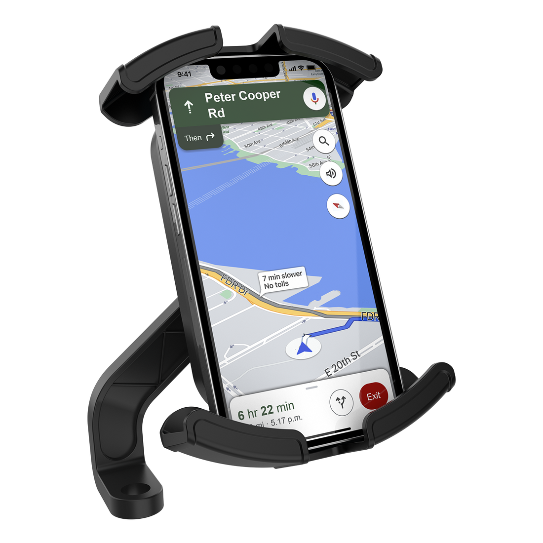 iGrip Secure X2 Bike Phone Holder with Mirror Mount