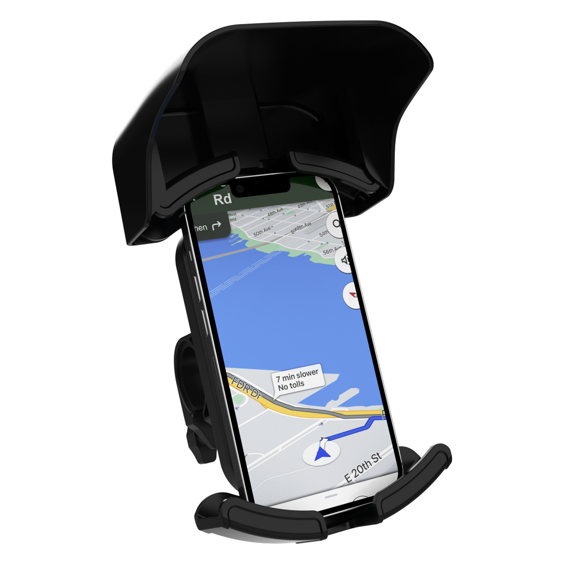 iGrip Secure X2 Bike Phone Holder Handlebar Mount with Sunshade