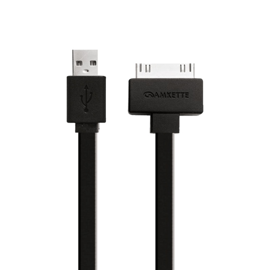 30-Pin-iPhone-iPad-Flat-USB-Cable-Hero image